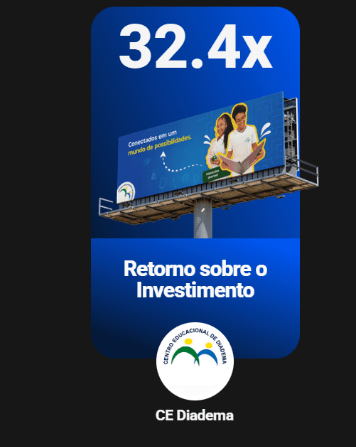 CE Diadema — 32.4x de retorno sobre o investimento